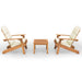 Set mobilier de grădină Adirondack, 3 piese, lemn masiv acacia - WALTI WALTI