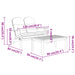 Set mobilier de grădină Adirondack, 3 piese, lemn masiv acacia - WALTI WALTI