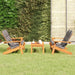 Set mobilier de grădină Adirondack, 3 piese, lemn masiv acacia - WALTI WALTI
