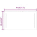 Oglindă de baie cu LED, 40x70 cm - WALTI WALTI