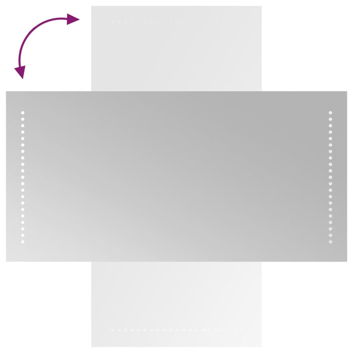 Oglindă de baie cu LED, 40x80 cm - WALTI WALTI