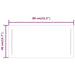 Oglindă de baie cu LED, 40x80 cm - WALTI WALTI