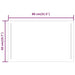 Oglindă de baie cu LED, 50x80 cm - WALTI WALTI