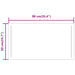 Oglinda de baie cu LED, 50x90 cm - WALTI WALTI