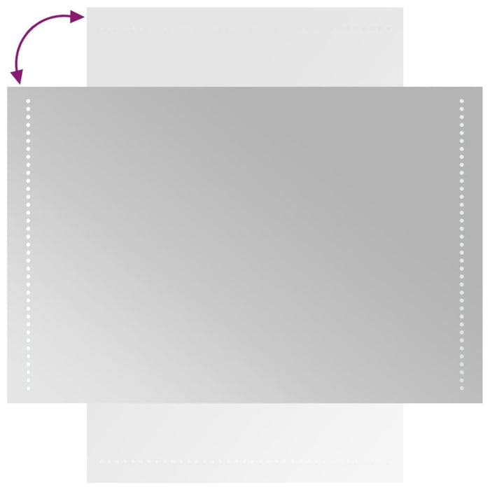 Oglindă de baie cu LED, 60x90 cm - WALTI WALTI