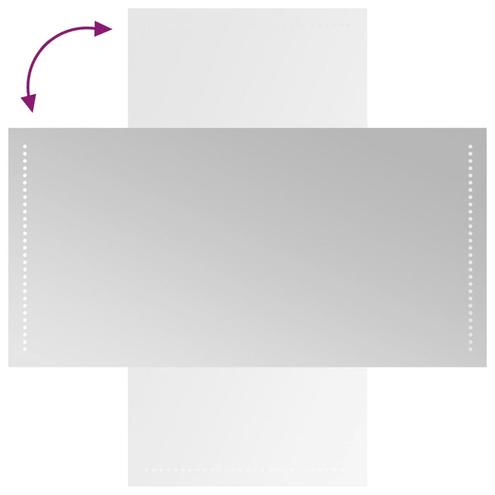 Oglinda de baie cu LED, 50x100 cm - WALTI WALTI