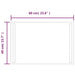 Oglinda de baie cu LED, 40x60 cm - WALTI WALTI