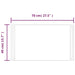 Oglindă de baie cu LED, 40x70 cm - WALTI WALTI
