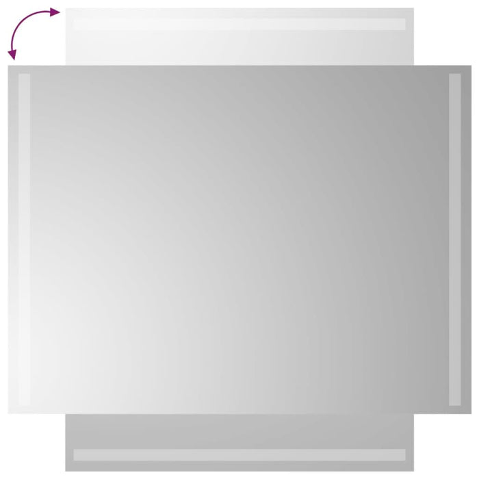 Oglindă de baie cu LED, 60x80 cm - WALTI WALTI