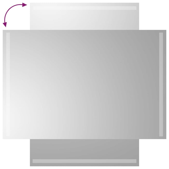 Oglindă de baie cu LED, 60x90 cm - WALTI WALTI