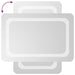 Oglinda de baie cu LED, 40x60 cm - WALTI WALTI