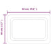 Oglinda de baie cu LED, 40x60 cm - WALTI WALTI