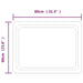 Oglindă de baie cu LED, 60x80 cm - WALTI WALTI