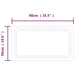 Oglinda de baie cu LED, 50x90 cm - WALTI WALTI