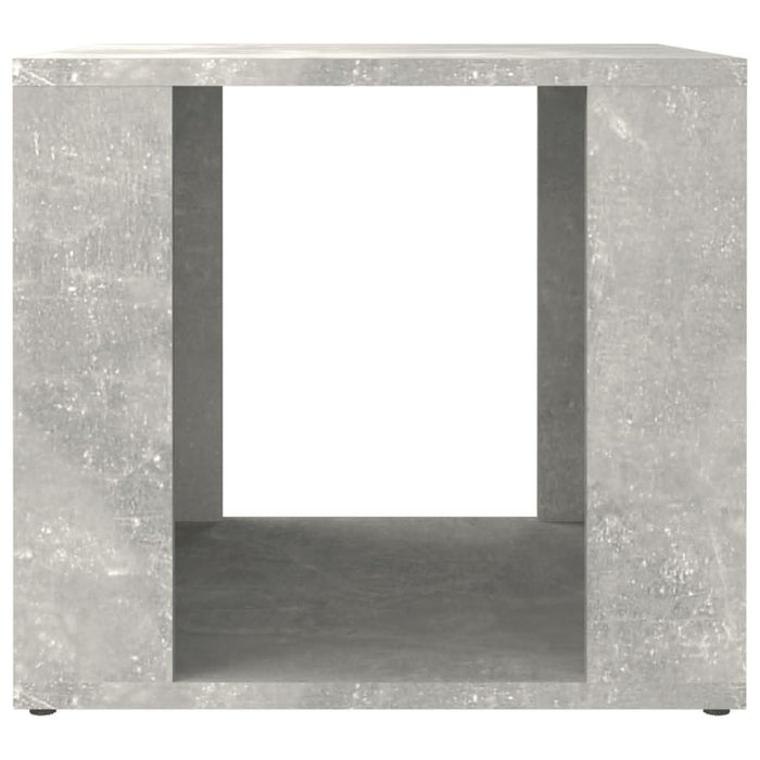 Noptieră, gri beton, 41x40x36 cm, lemn compozit - WALTI WALTI