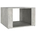Noptieră, gri beton, 57x55x36 cm, lemn compozit - WALTI WALTI