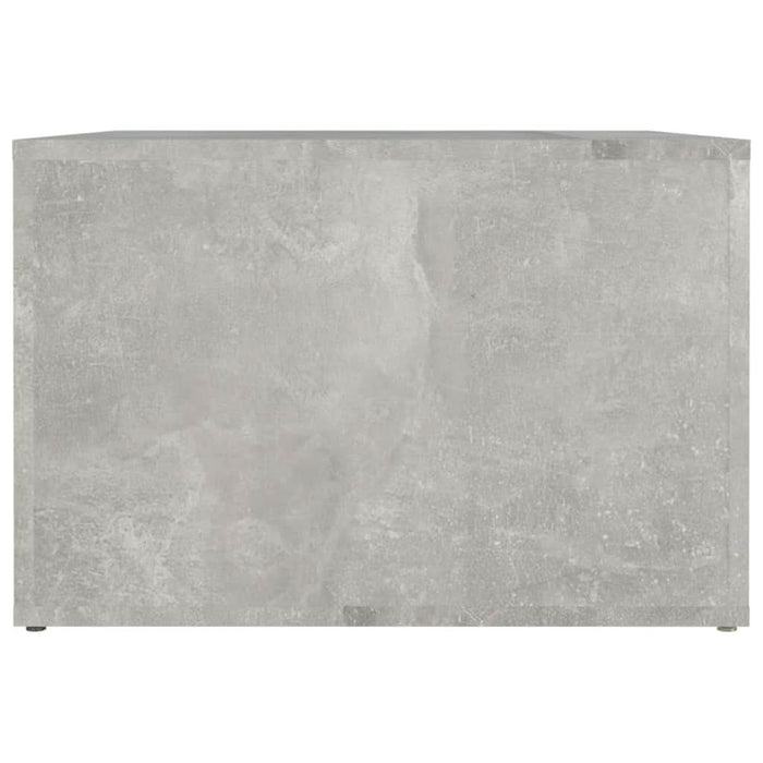 Noptieră, gri beton, 57x55x36 cm, lemn compozit - WALTI WALTI
