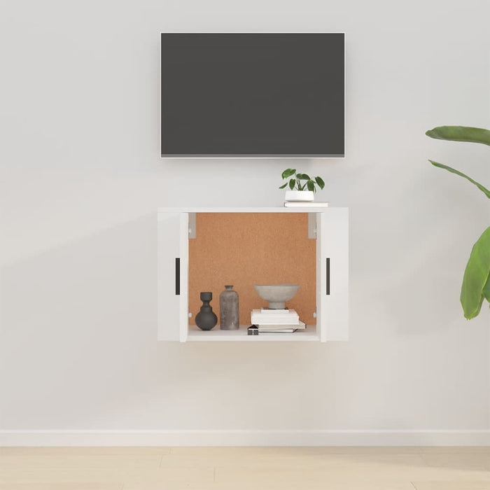 Dulap TV cu montaj pe perete, alb, 57x34,5x40 cm - WALTI WALTI