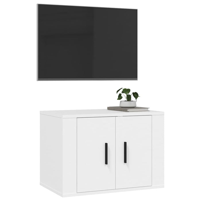 Dulap TV cu montaj pe perete, alb, 57x34,5x40 cm - WALTI WALTI