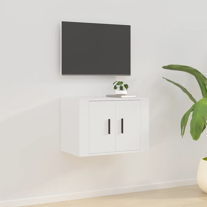 Dulap TV cu montaj pe perete, alb, 57x34,5x40 cm - WALTI WALTI