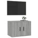 Dulap TV montat pe perete, gri sonoma, 57x34,5x40 cm - WALTI WALTI