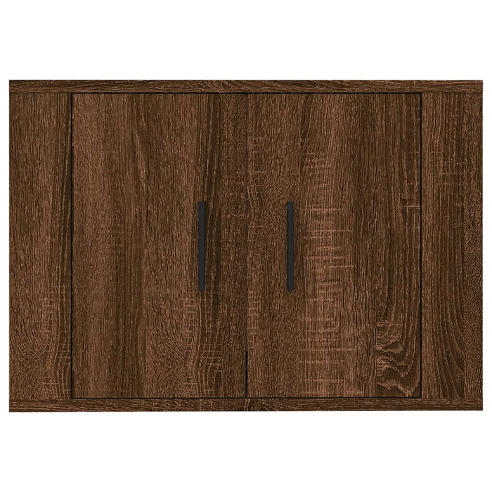 Dulap TV montat pe perete, stejar maro, 57x34,5x40 cm WALTI