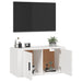Dulap TV cu montaj pe perete, alb, 80x34,5x40 cm - WALTI WALTI