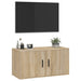 Dulap TV montat pe perete, stejar sonoma, 80x34,5x40 cm - WALTI WALTI