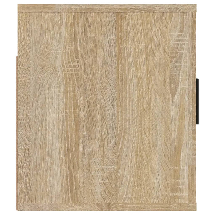 Dulap TV montat pe perete, stejar sonoma, 80x34,5x40 cm - WALTI WALTI
