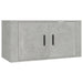 Dulap TV montat pe perete, gri beton, 80x34,5x40 cm - WALTI WALTI