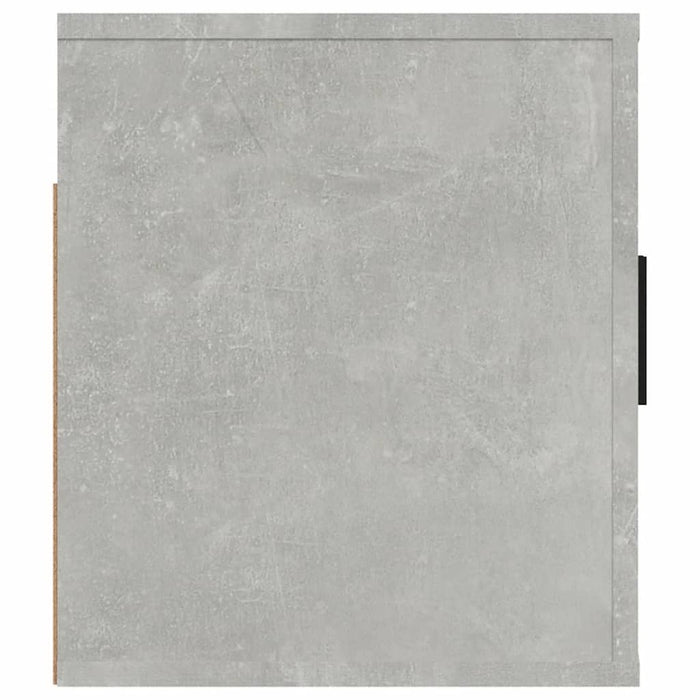Dulap TV montat pe perete, gri beton, 80x34,5x40 cm - WALTI WALTI
