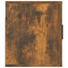 Dulap TV montat pe perete, stejar fumuriu, 80x34,5x40 cm - WALTI WALTI