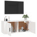 Dulap TV montat pe perete, alb, 100x34,5x40 cm - WALTI WALTI