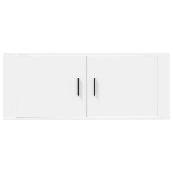 Dulap TV montat pe perete, alb, 100x34,5x40 cm - WALTI WALTI