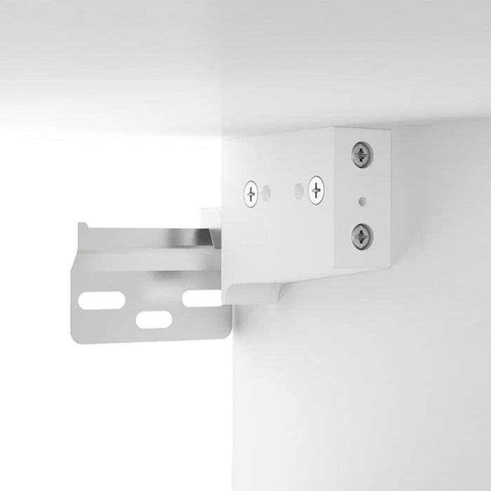 Dulap TV montat pe perete, alb, 100x34,5x40 cm - WALTI WALTI