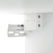 Dulap TV montat pe perete, alb, 100x34,5x40 cm - WALTI WALTI