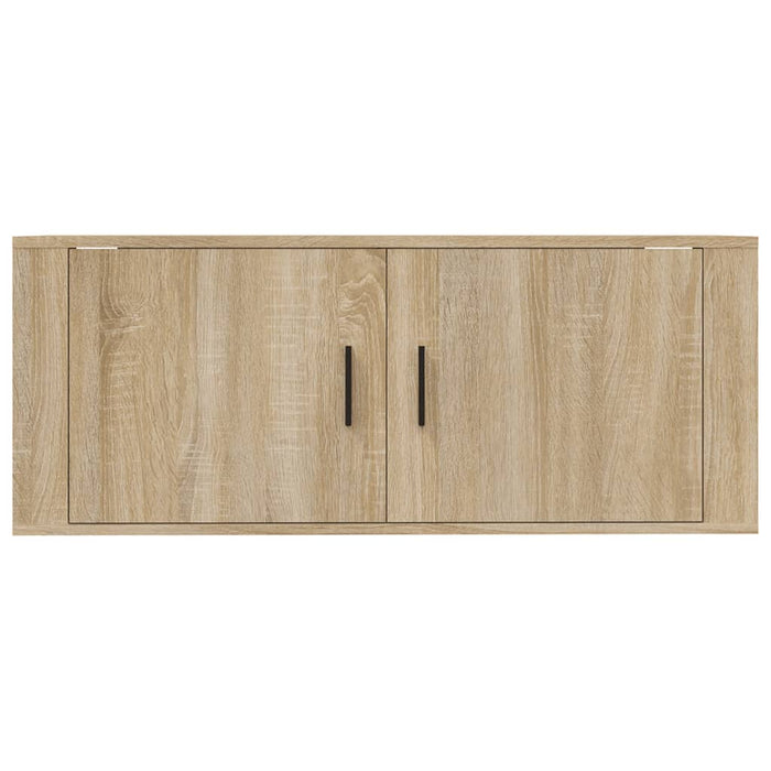Dulap TV montat pe perete, stejar sonoma, 100x34,5x40 cm - WALTI WALTI