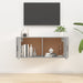 Dulap TV montat pe perete, gri beton, 100x34,5x40 cm - WALTI WALTI