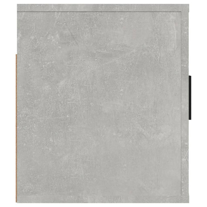 Dulap TV montat pe perete, gri beton, 100x34,5x40 cm - WALTI WALTI