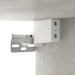 Dulap TV montat pe perete, gri beton, 100x34,5x40 cm - WALTI WALTI