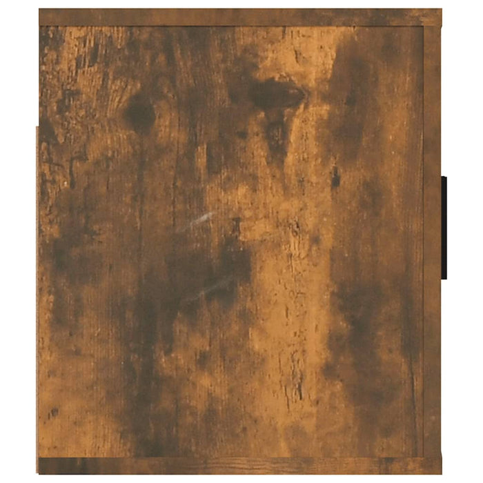 Dulap TV montat pe perete, stejar fumuriu, 100x34,5x40 cm - WALTI WALTI