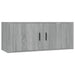 Dulap TV montat pe perete, gri sonoma, 100x34,5x40 cm - WALTI WALTI