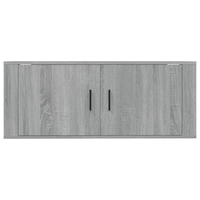 Dulap TV montat pe perete, gri sonoma, 100x34,5x40 cm - WALTI WALTI