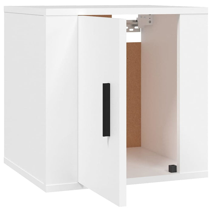 Dulap TV montat pe perete, alb, 40x34,5x40 cm - WALTI WALTI