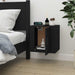 Dulap TV montat pe perete, negru, 40x34,5x40 cm - WALTI WALTI