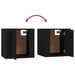 Dulap TV montat pe perete, negru, 40x34,5x40 cm - WALTI WALTI