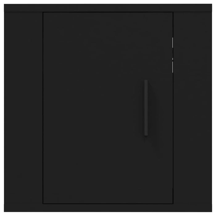 Dulapuri TV montate pe perete, 2 buc., negru, 40x34,5x40 cm - WALTI WALTI
