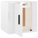 Dulapuri TV montate perete 2 buc. alb extralucios 40x34,5x40 cm - WALTI WALTI