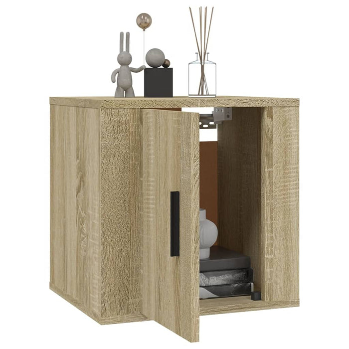 Dulap TV montat pe perete, stejar sonoma, 40x34,5x40 cm - WALTI WALTI