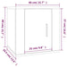 Dulap TV montat pe perete, stejar sonoma, 40x34,5x40 cm - WALTI WALTI